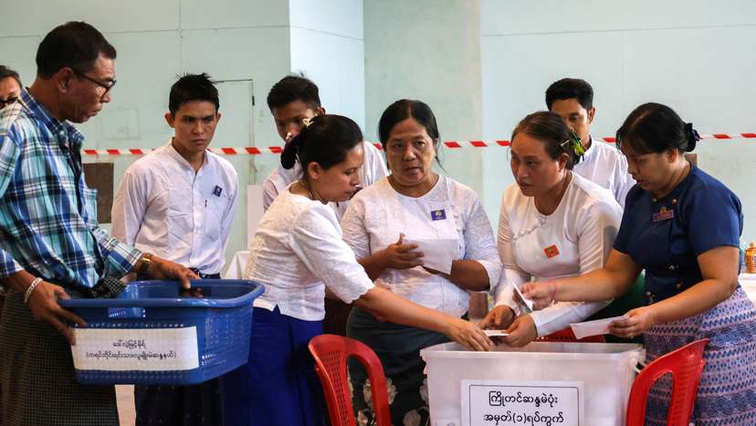 FILE PHOTO: General election in Myanmar