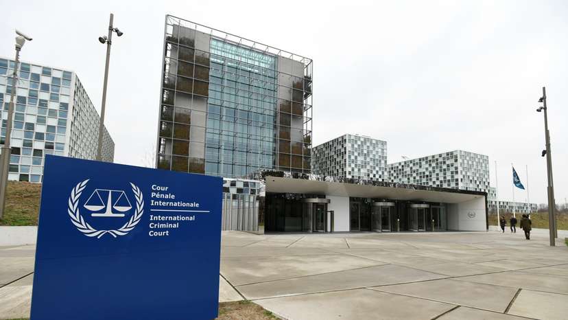 The International Criminal Court building is seen in The Hague