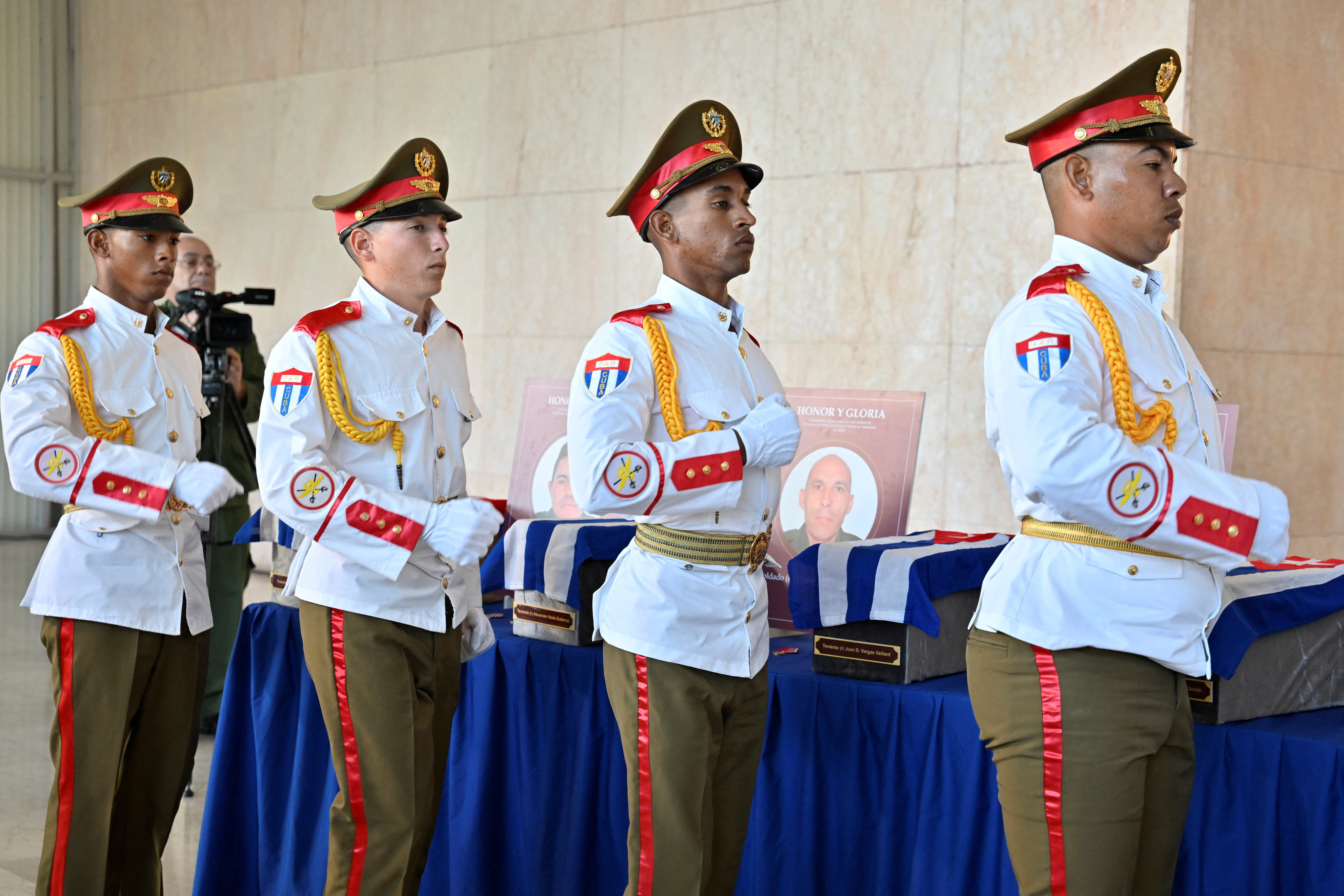 Cuba pays tribute to 32 soldiers killed in U.S. attack on Venezuela, in Havana