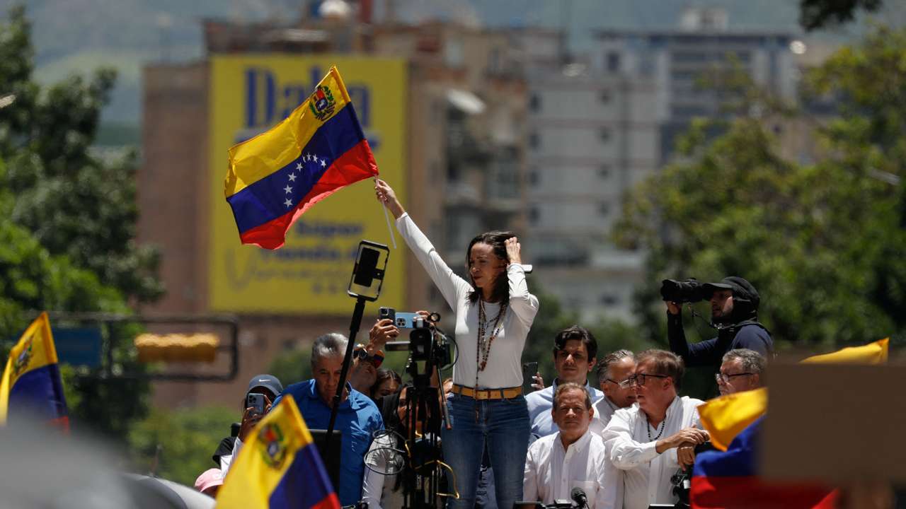 Protest against the election results announced by President Nicolas Maduro’s government, in Caracas