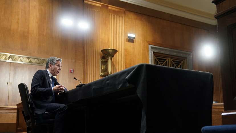 Blinken testifies on Capitol Hill in Washington