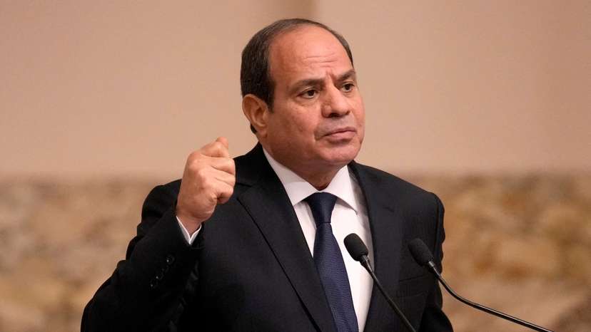 FILE PHOTO: French President Emmanuel Macron visits Egypt