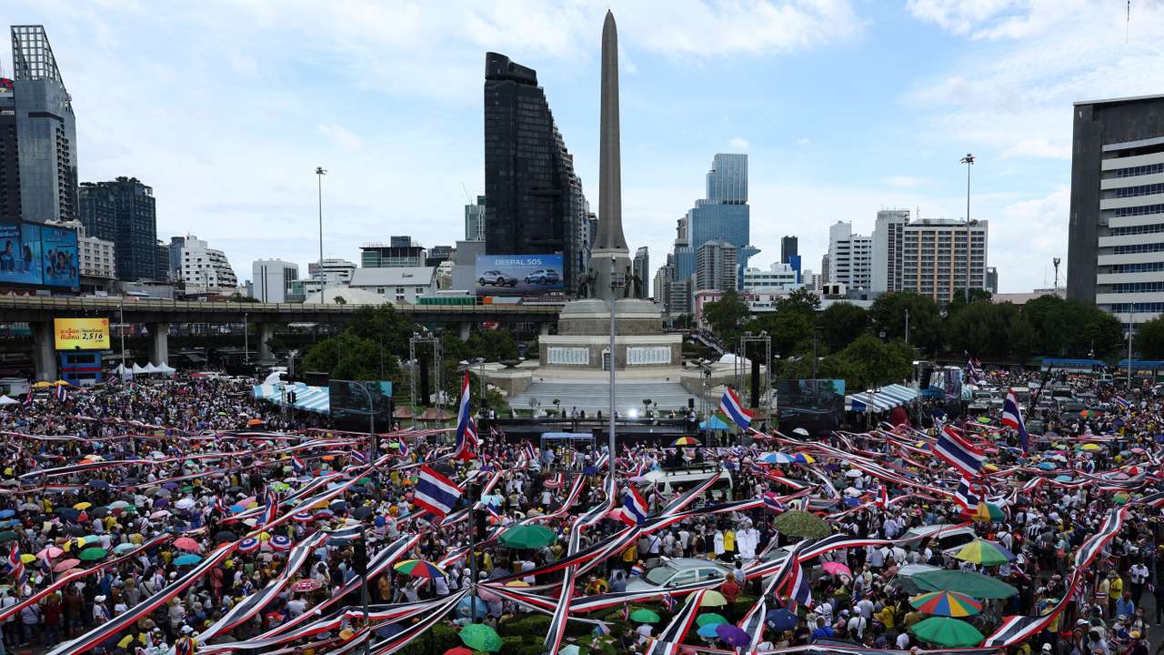 Anti-government protest against Thailand's PM Shinawatra in Bangkok