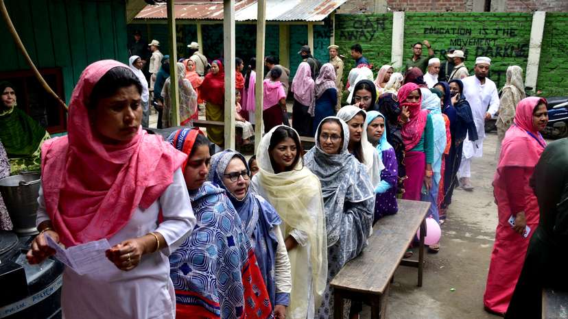 FILE PHOTO: Voting in the first phase of India's general election