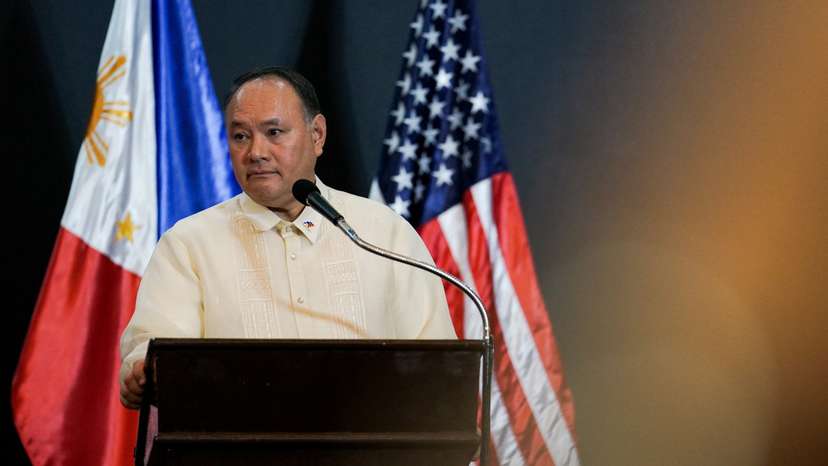 Joint press conference at Camp Aguinaldo, in Quezon City