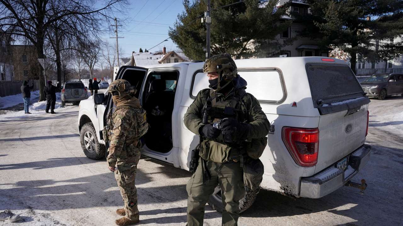 FILE PHOTO: Immigration raid in Minneapolis