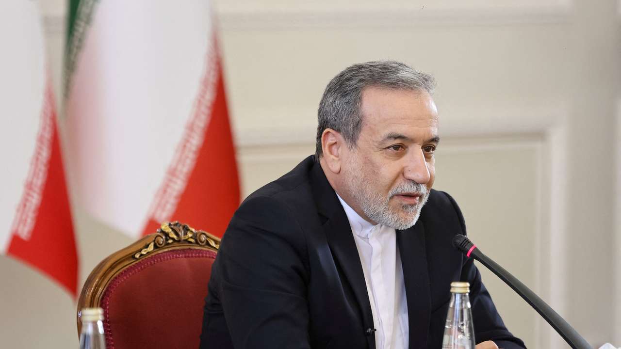 Iranian Foreign Minister Abbas Araghchi attends a meeting with foreign ambassadors to Iran, in Tehran