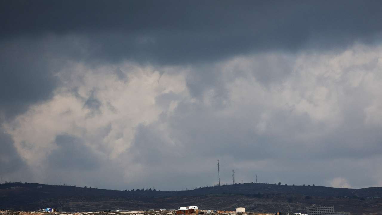 A new Israeli settler outpost near Deir Dibwan