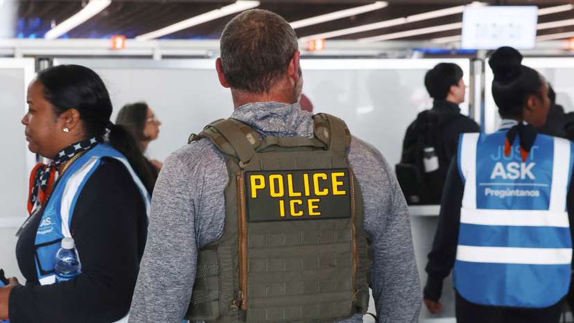 TSA Security Lines at John F. Kennedy International Airport