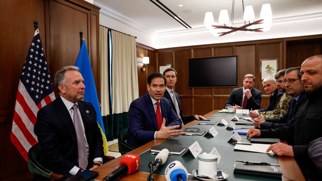 U.S. Secretary of State Rubio, Special Envoy Witkoff, and Jared Kushner meet with a Ukrainian delegation in Hallandale Beach