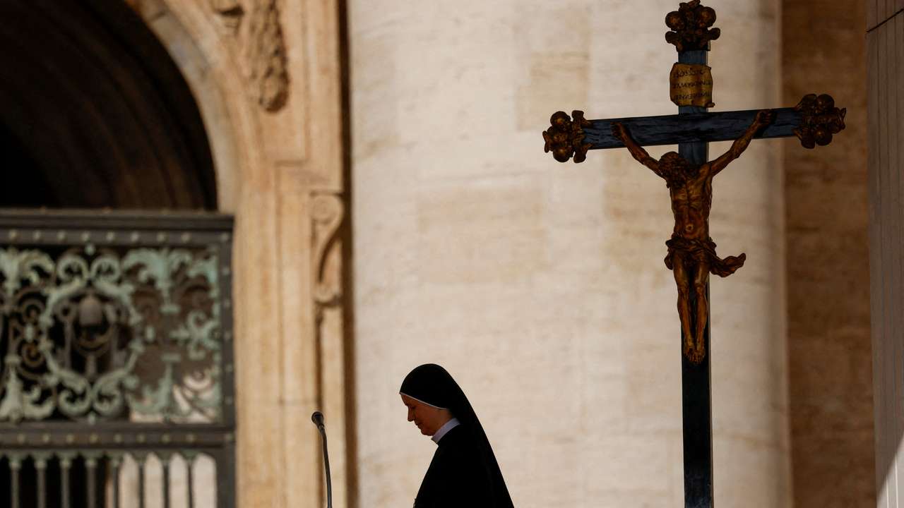 FILE PHOTO: Pope Francis holds weekly general audience at the Vatican