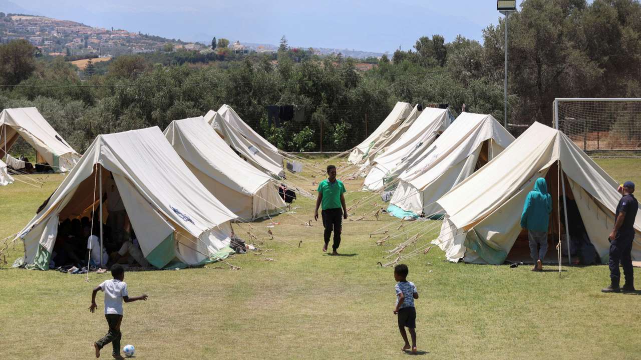 FILE PHOTO: Spike in migrant flows prompts Greece to deploy frigates off Libya