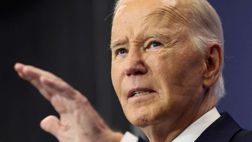 FILE PHOTO: U.S. President Biden delivers remarks on the economy at the Brookings Institution in Washington