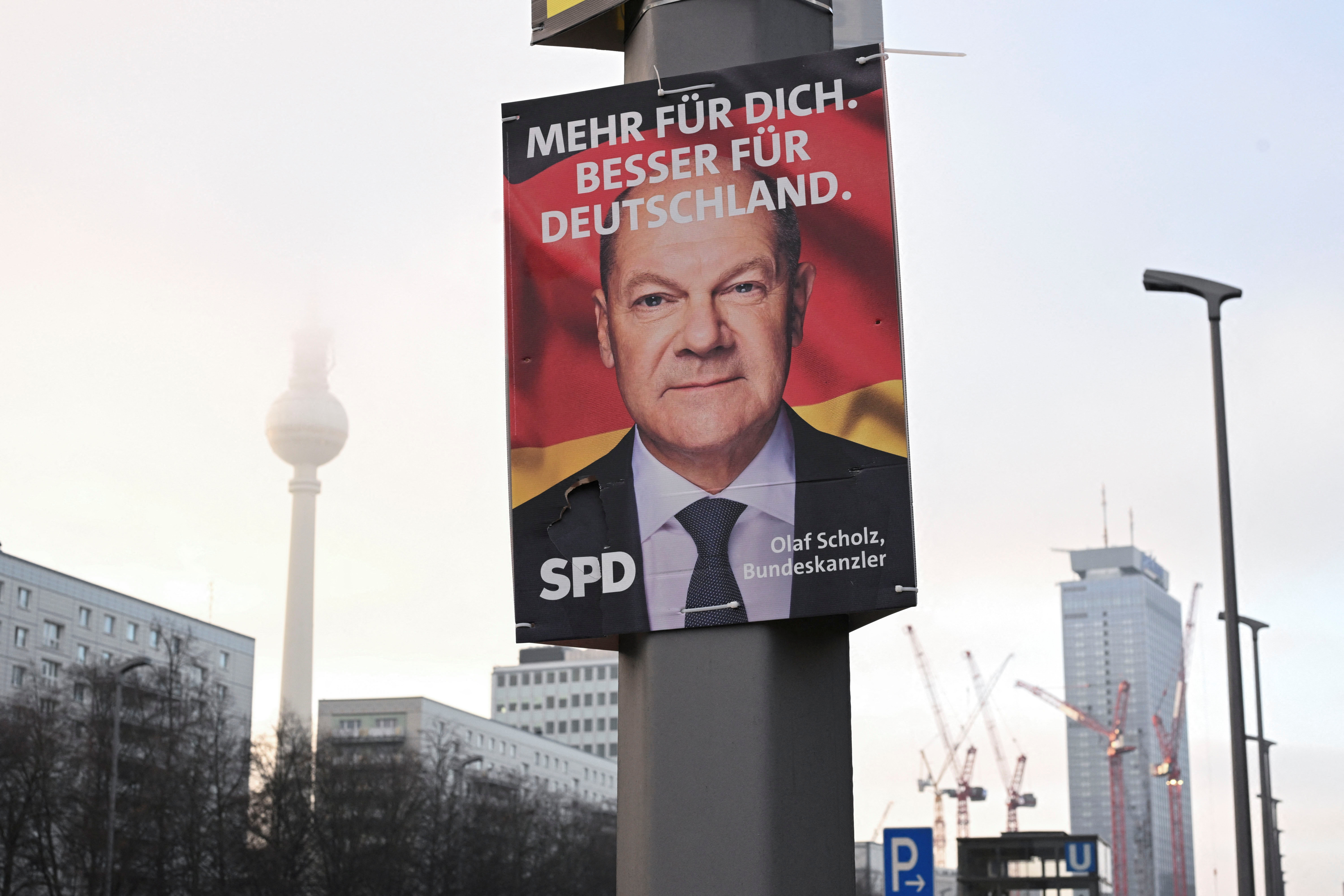 Election campaign posters in Berlin