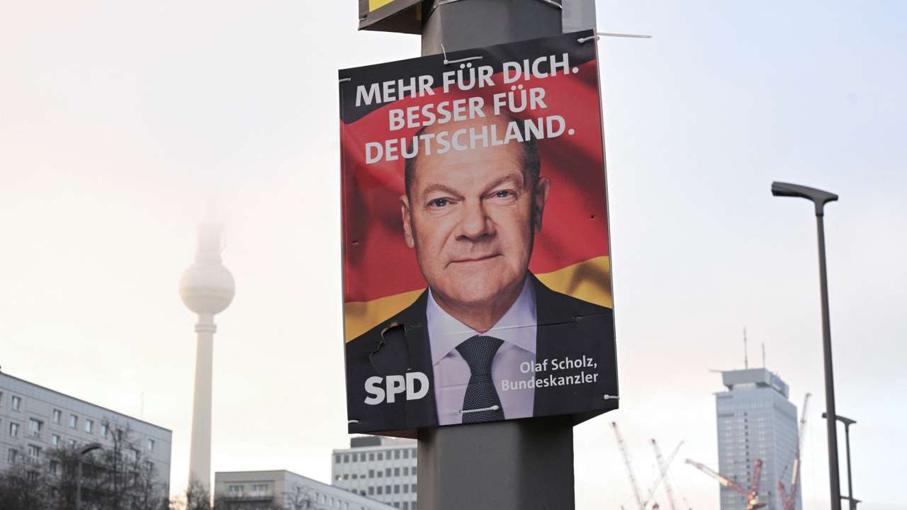 Election campaign posters in Berlin