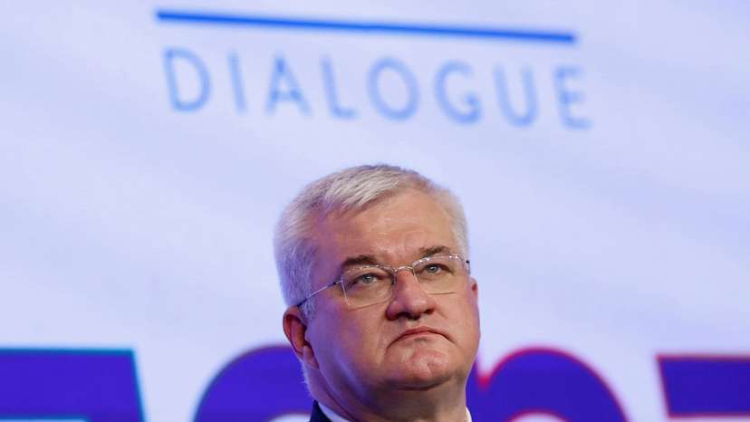 Ukrainian Foreign Minister Andrii Sybiha attends Raisina Dialogue in New Delhi