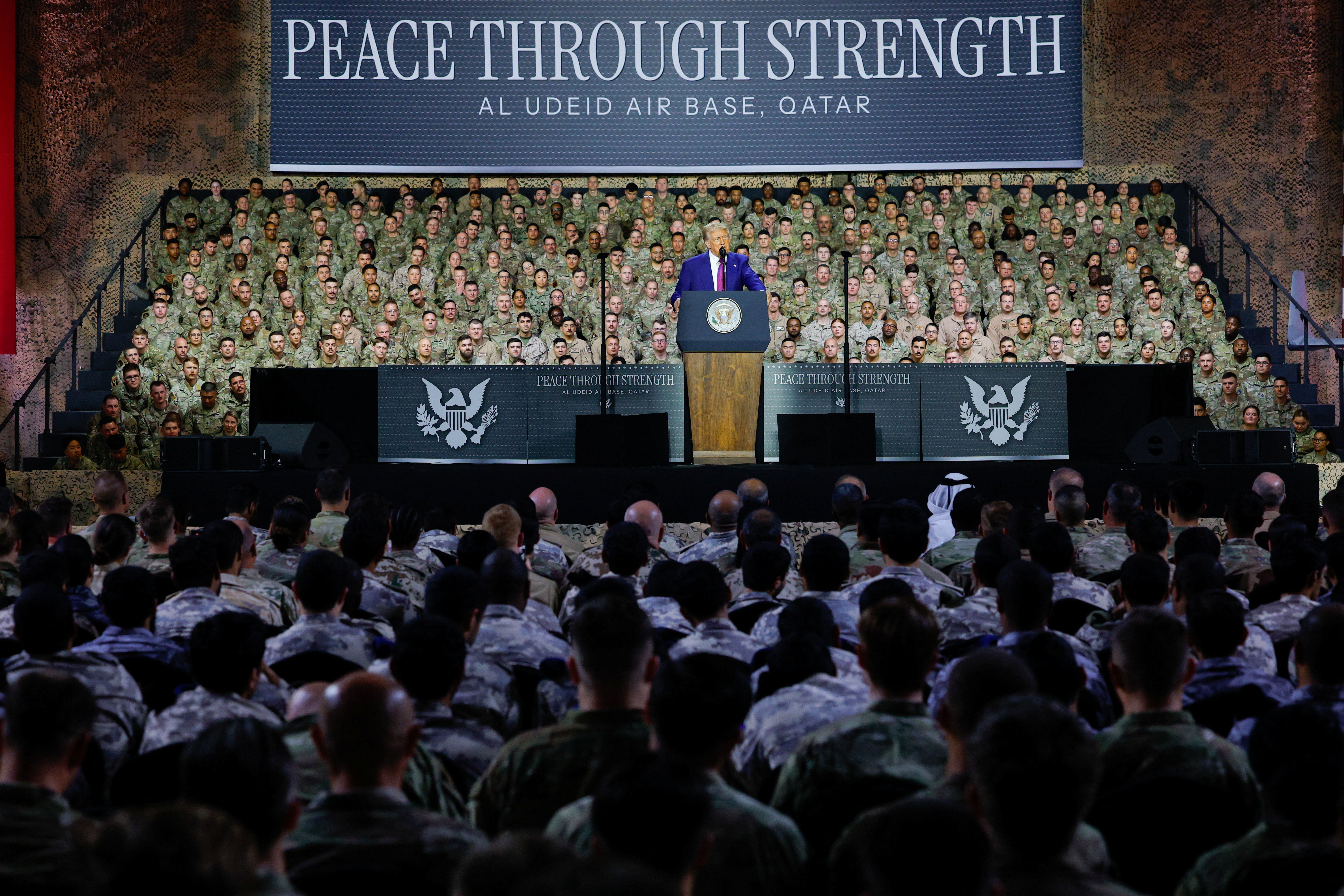 U.S. President Trump visits Qatar