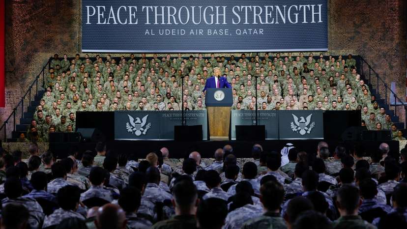 U.S. President Trump visits Qatar