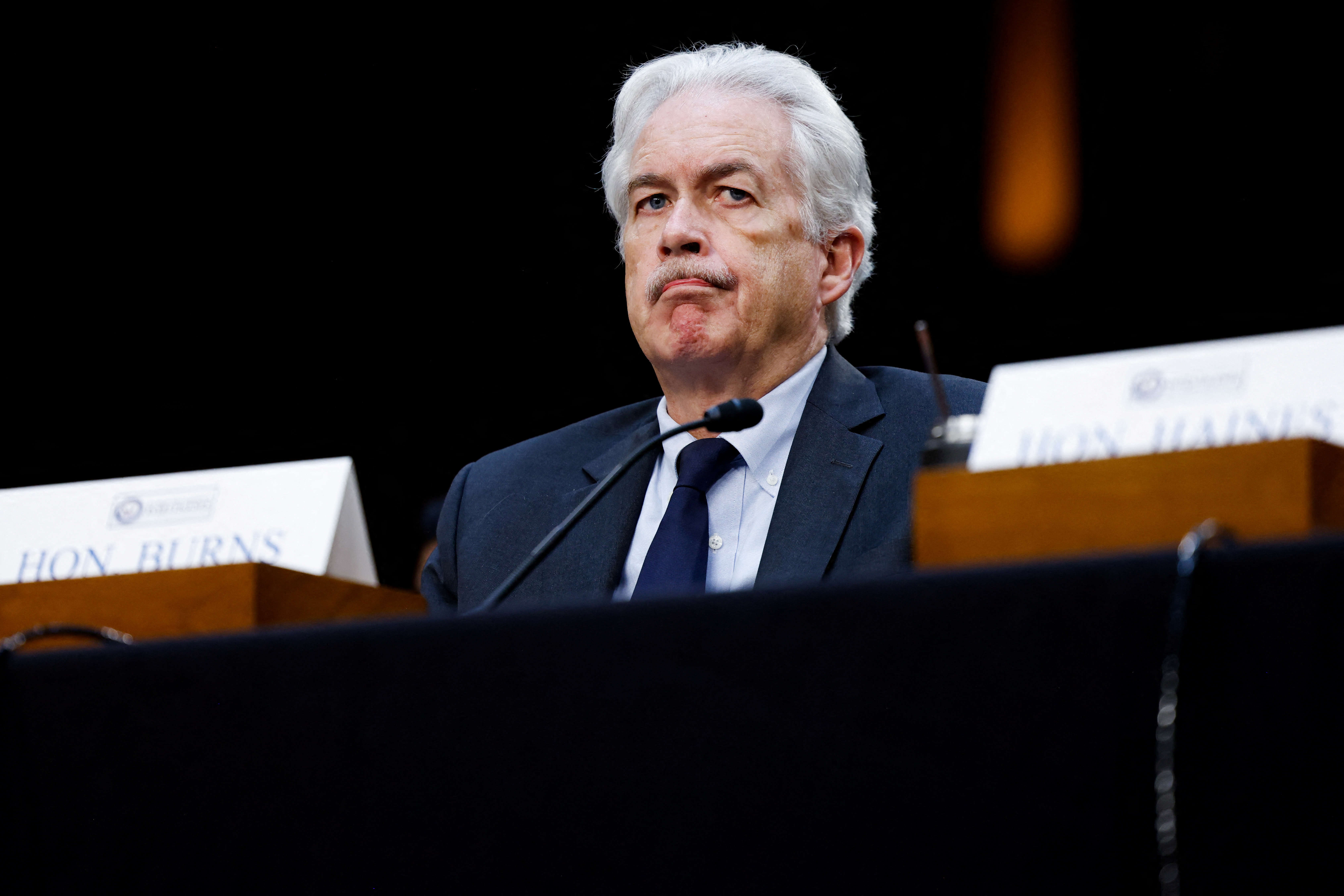 FILE PHOTO: Senate Intelligence Committee hearing on worldwide threats to American security
