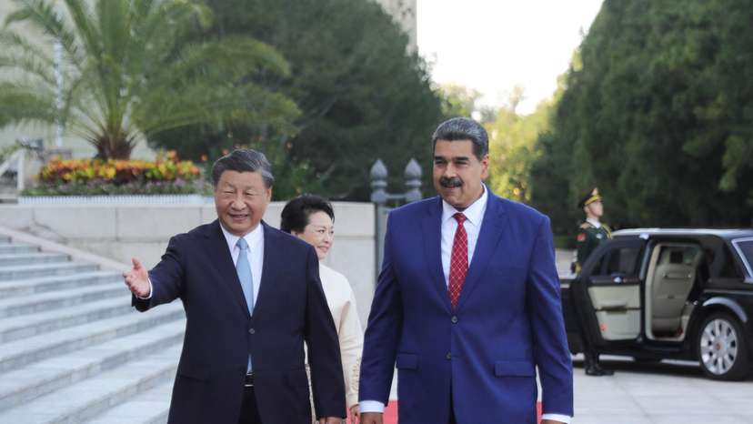 Venezuela's President Nicolas Maduro meets with China's President Xi Jinping, in Beijing
