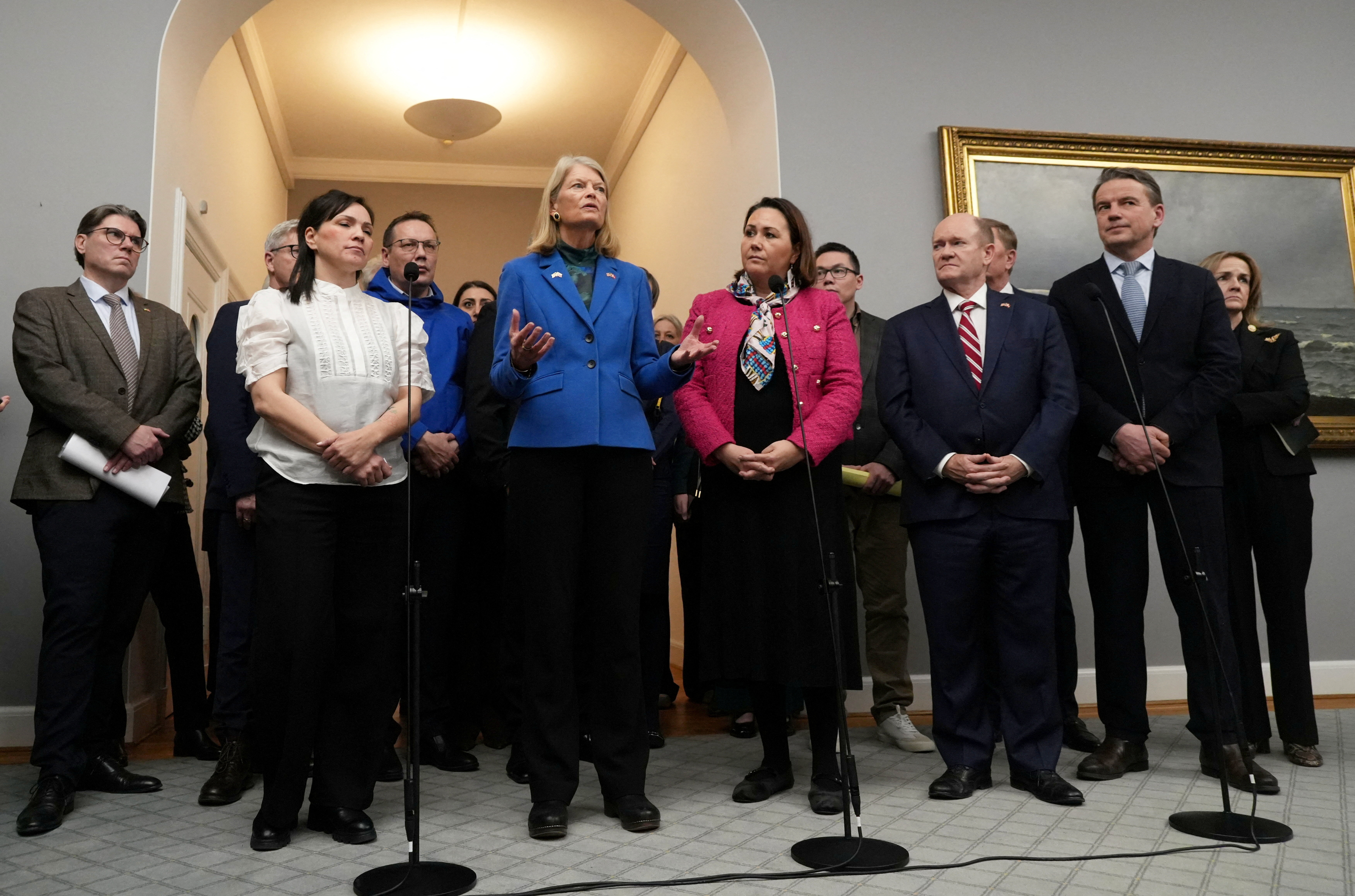 American Congress Members Meet with Members of the Danish Parliament