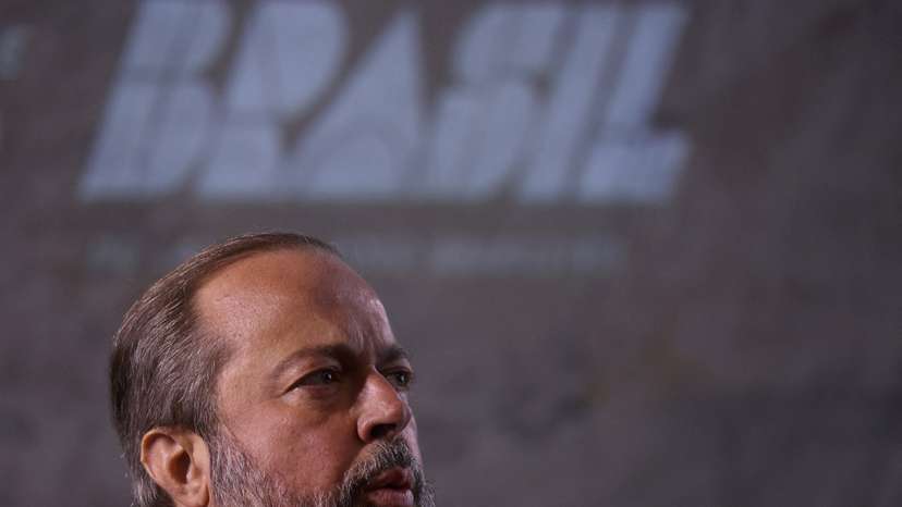 Brazilian Mines and Energy Minister Alexandre Silveira attends the inauguration ceremony of new Directors for Brazilian ANP, in Rio de Janeiro