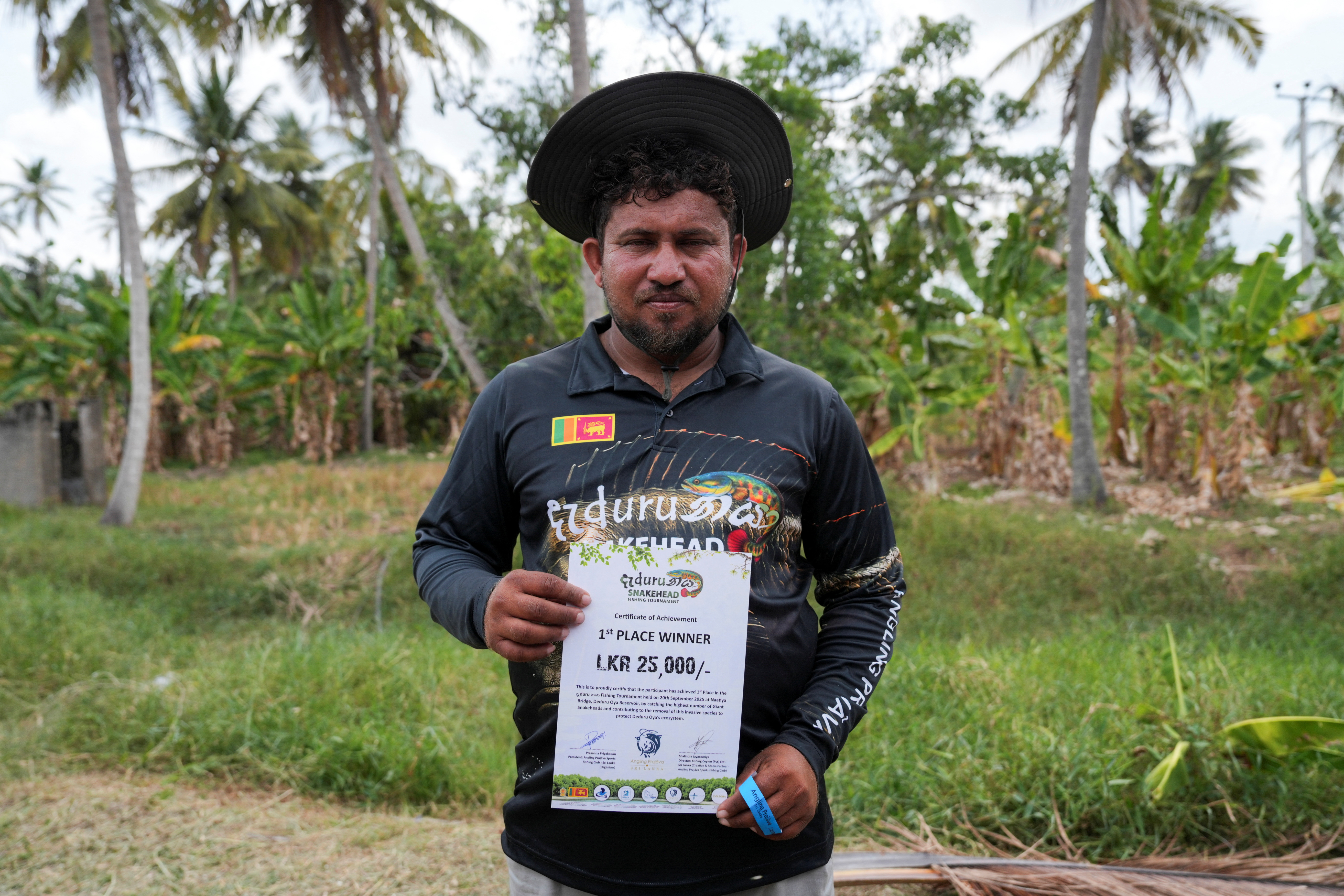 Sri Lankan fishermen hold fishing competetion to cull invasive species in Colombo