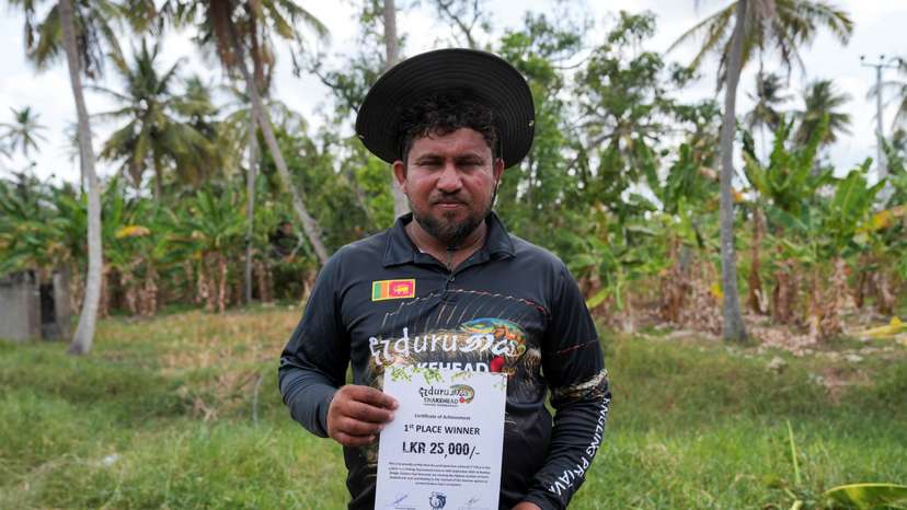 Sri Lankan fishermen hold fishing competetion to cull invasive species in Colombo