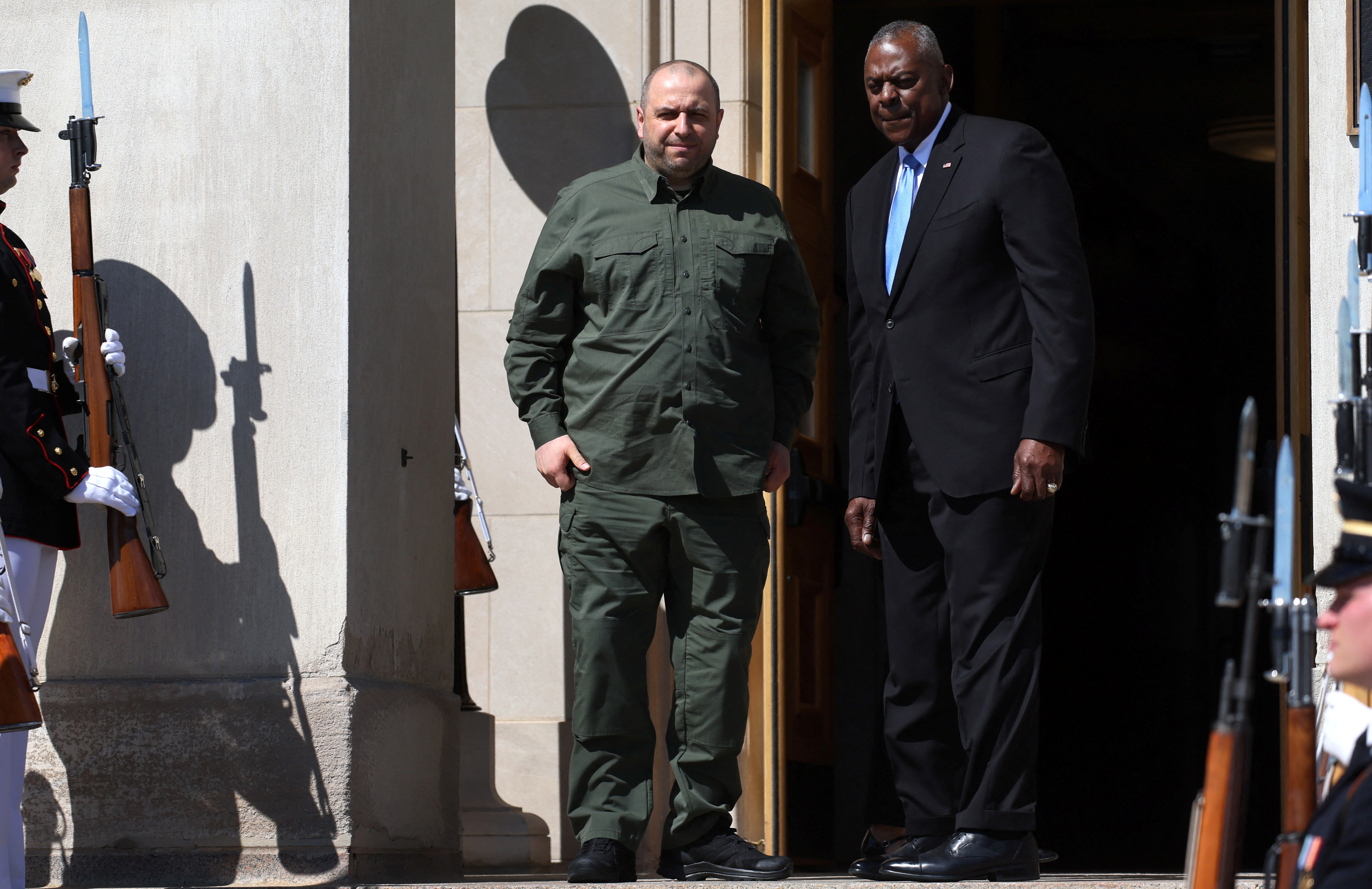 U.S. Defense Secretary Austin hosts Ukrainian Defense Minister Umerov in Washington