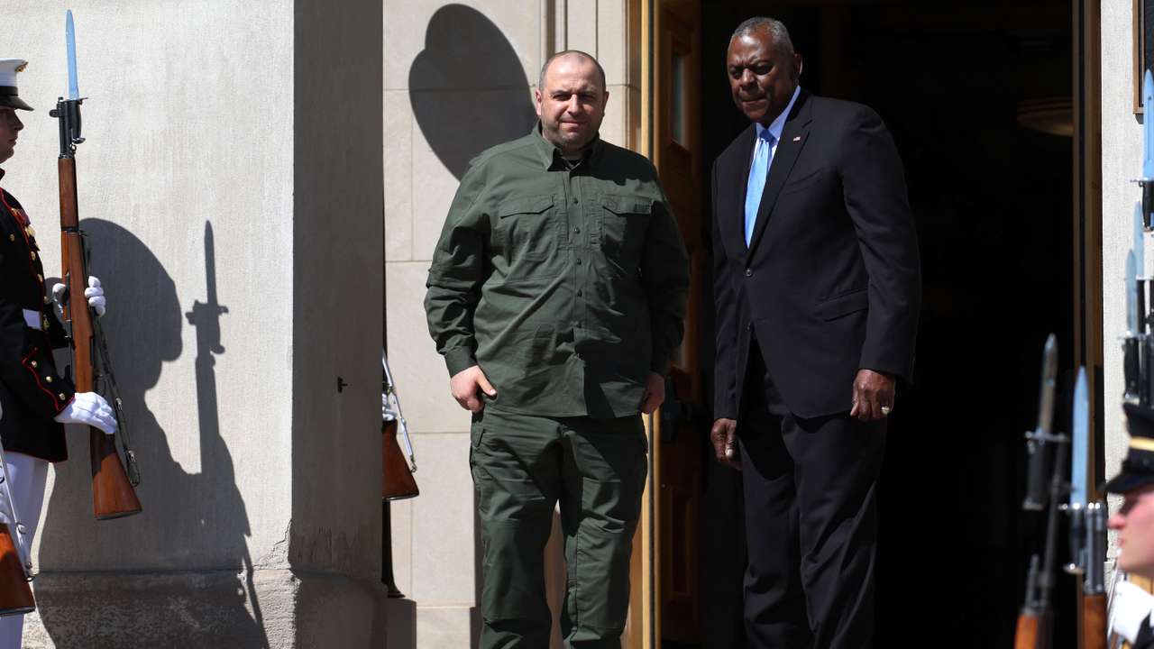 U.S. Defense Secretary Austin hosts Ukrainian Defense Minister Umerov in Washington