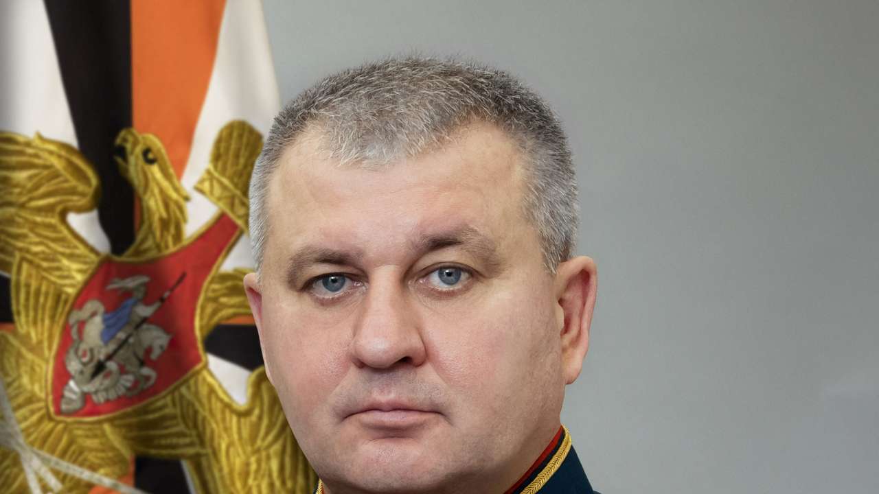 Photo of deputy head of the army's general staff, Lieutenant General Vadim Shamarin