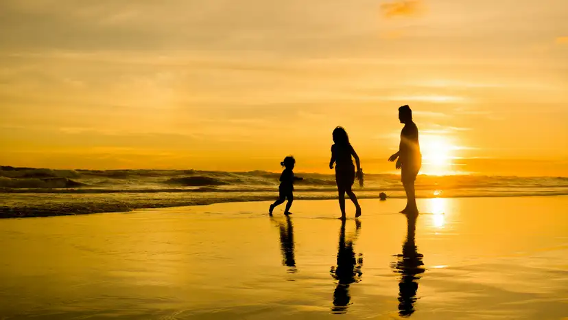familia-praia