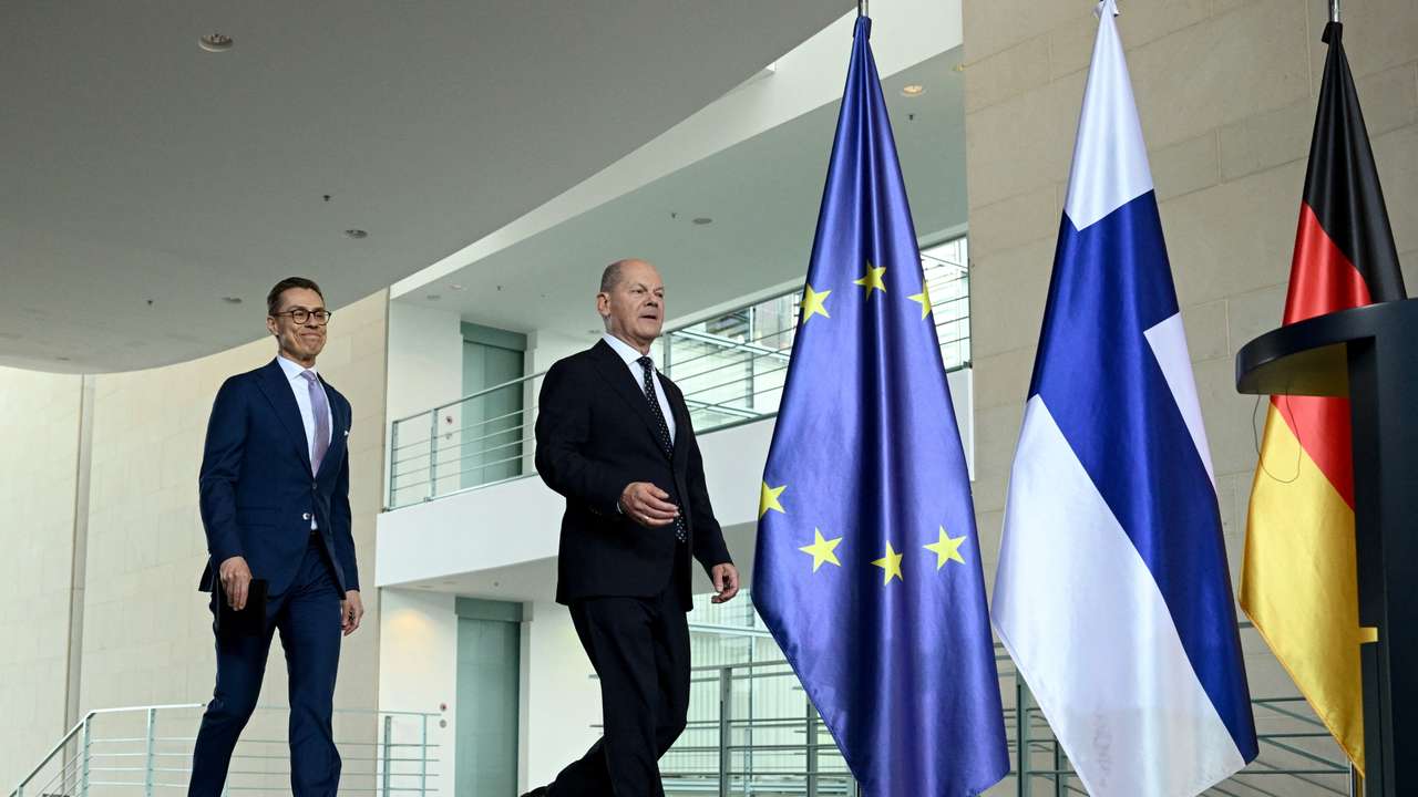 Finland's President Alexander Stubb visits Germany