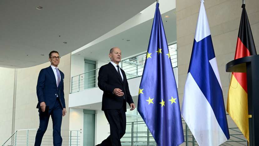 Finland's President Alexander Stubb visits Germany