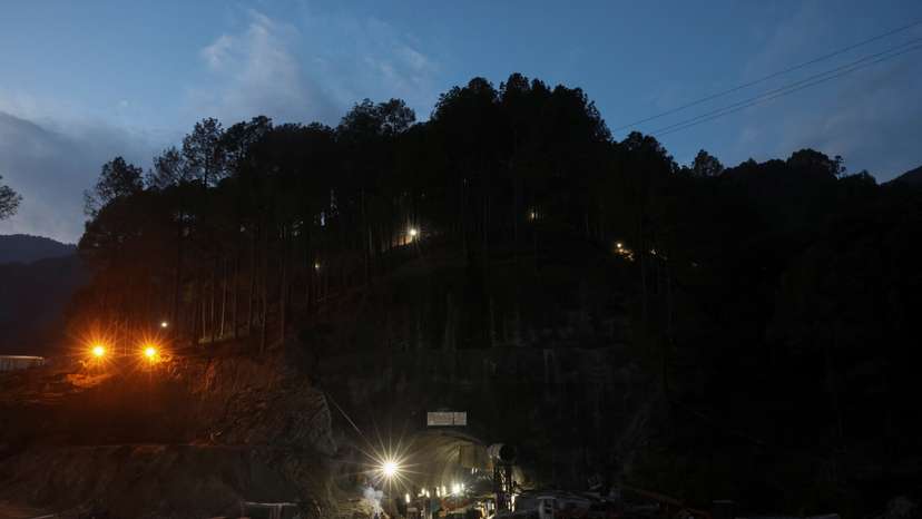 Rescue operations after workers are trapped in tunnel collapse in Uttarkashi