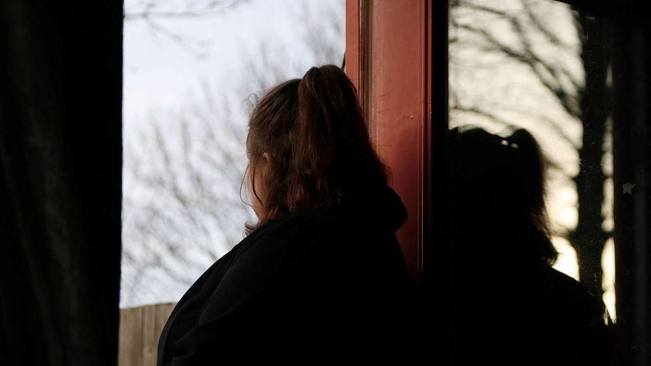Rochdale grooming gang victim at her home in England