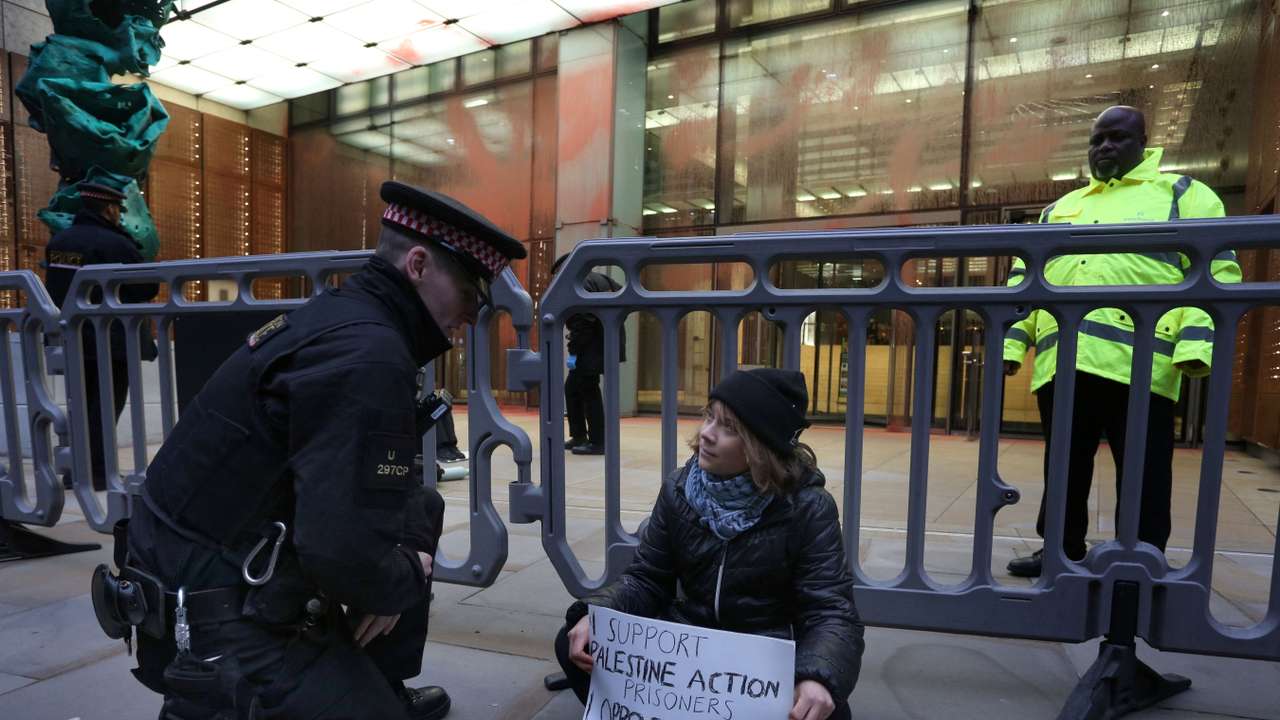Swedish activist Greta Thunberg, according to solicitors, arrested in London