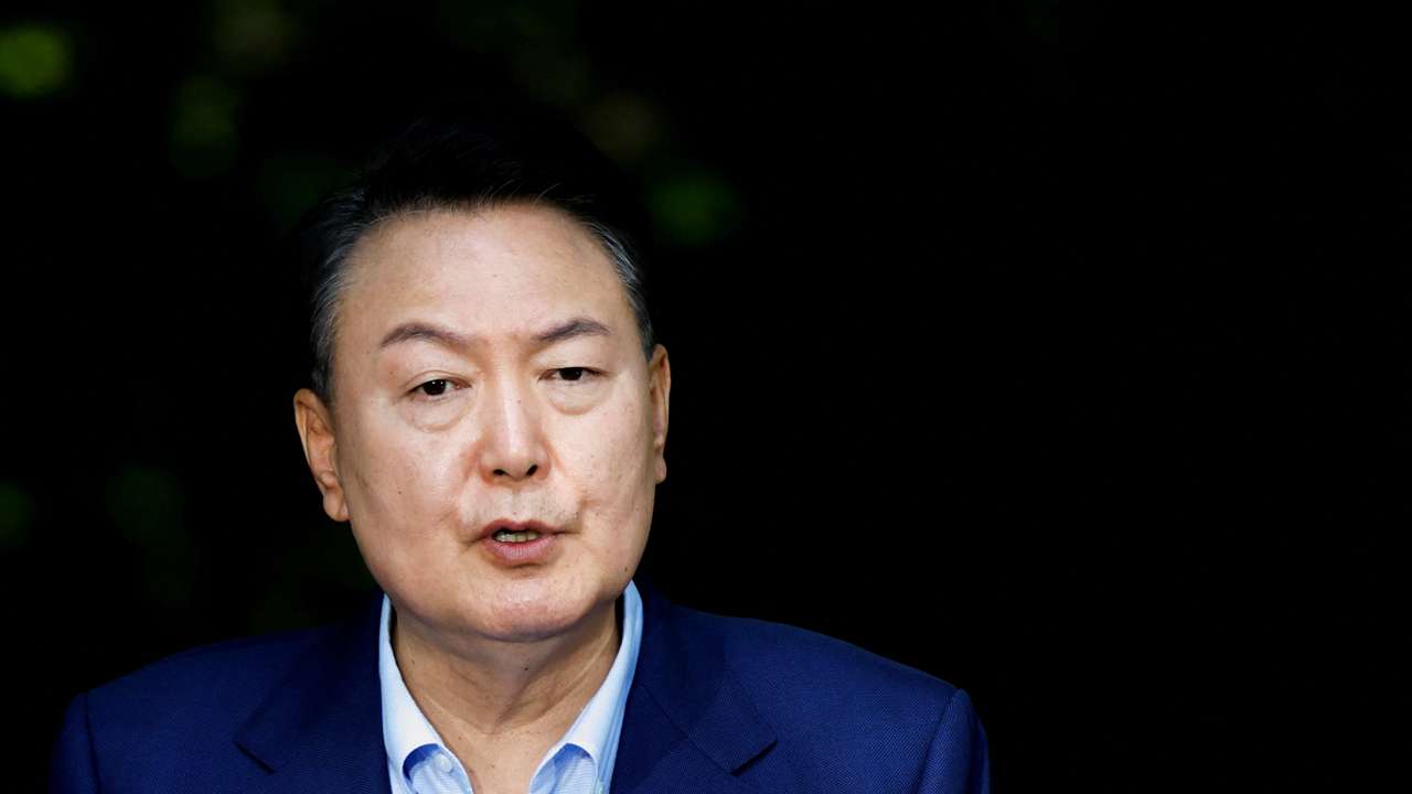 FILE PHOTO: Trilateral summit at Camp David in Maryland