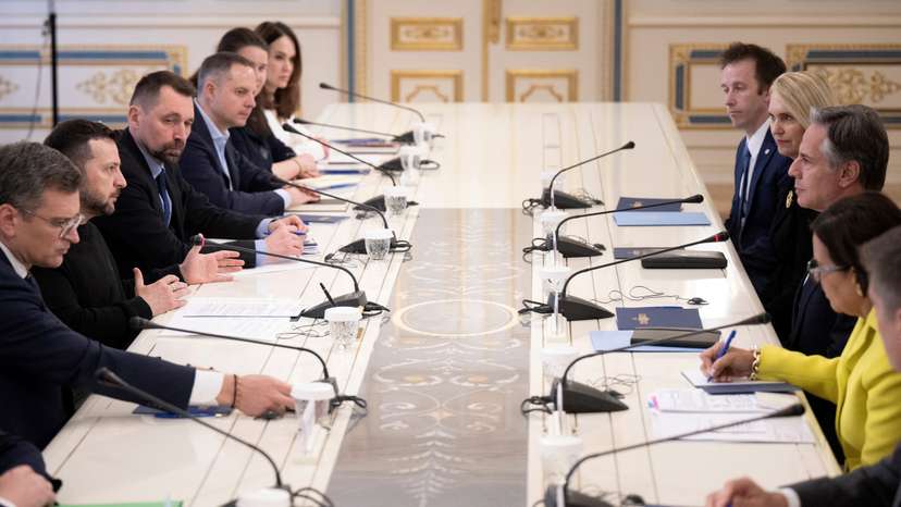 U.S. Secretary of State Blinken visits Ukraine
