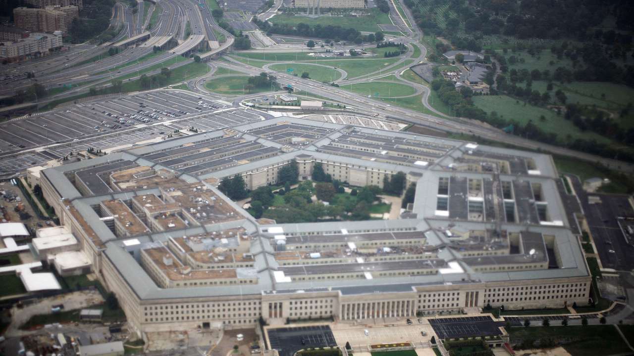 FILE PHOTO: Aerial view of the United States military headquarters, the Pentagon