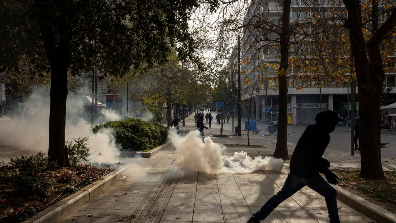 Greeks protest over of 2023 deadly train crash