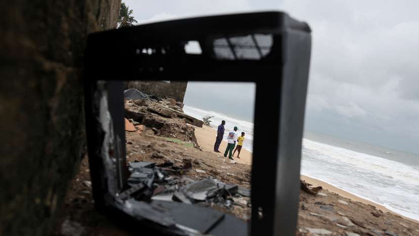 Nigerian coastal community reels from ocean surge that swept away homes, livelihoods