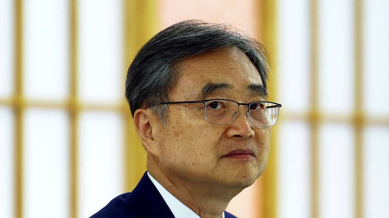 Japan's Foreign Minister Takeshi Iwaya meets with South Korea's Foreign Minister Cho Hyun in Tokyo