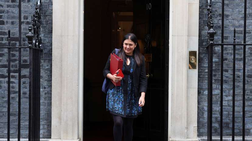 First cabinet meeting for British Prime Minister Keir Starmer and the new Labour government, in London