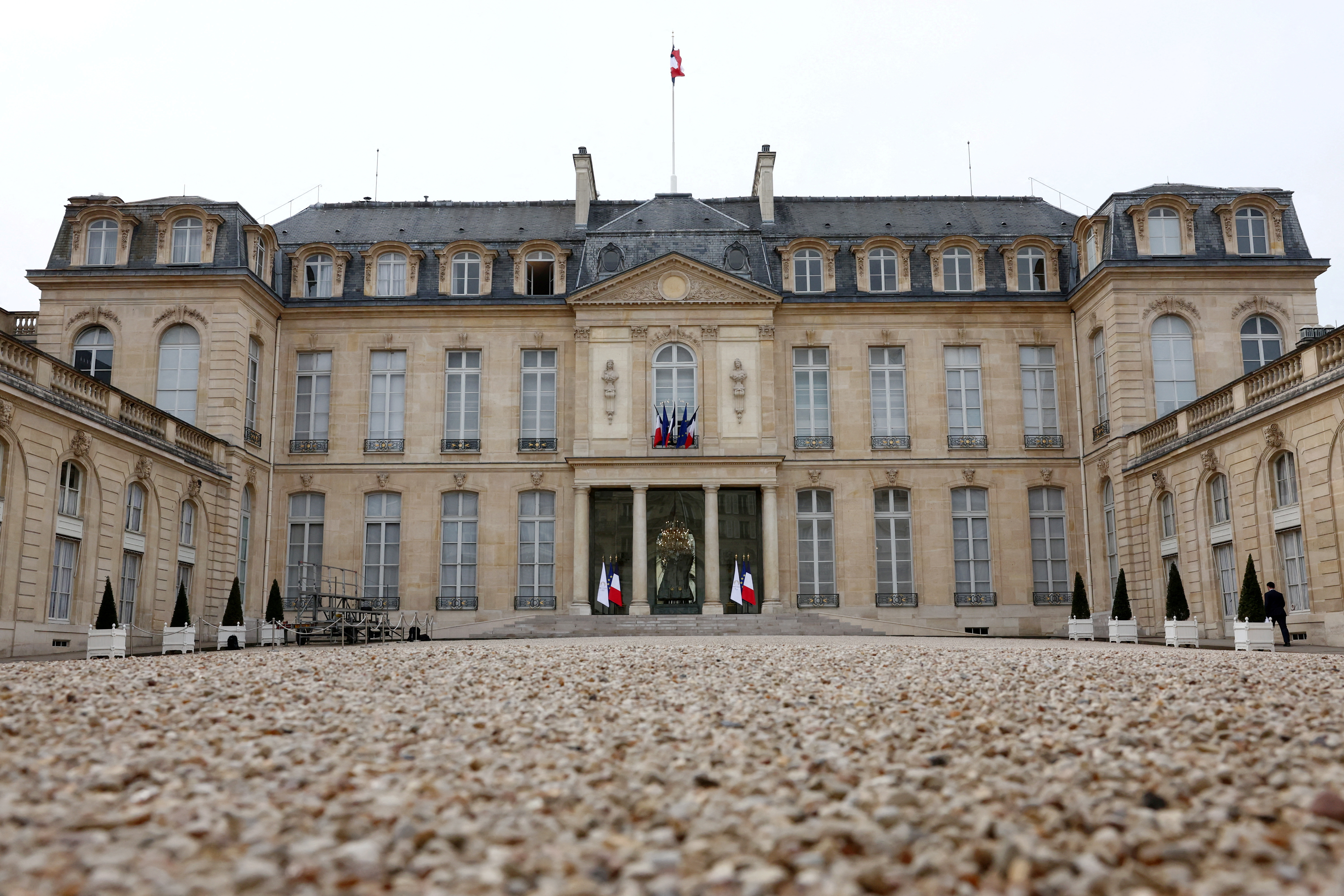 FILE PHOTO: View of the Elysee Palace in Paris