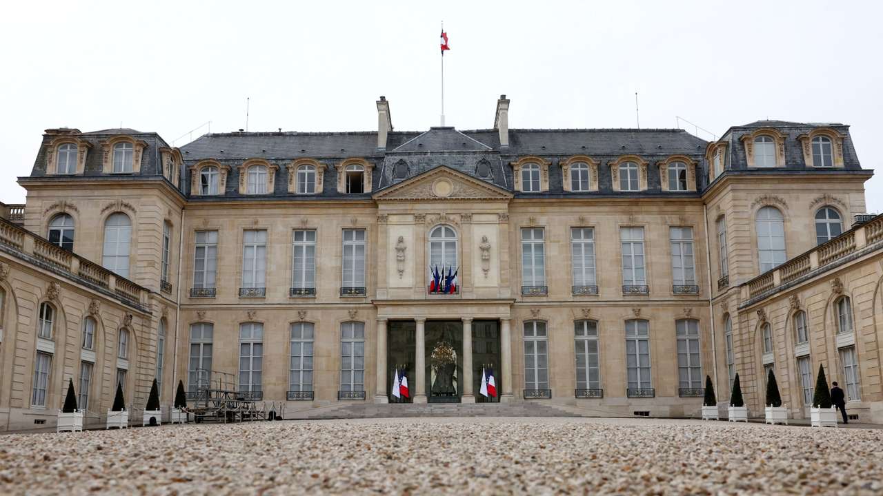 FILE PHOTO: View of the Elysee Palace in Paris
