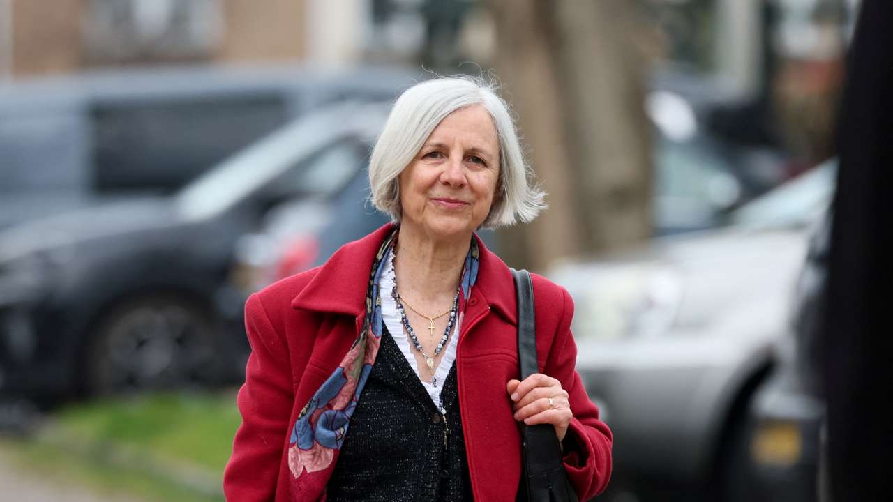 British anti-abortion activist Livia Tossici-Bolt arrives at Poole Magistrates' Court