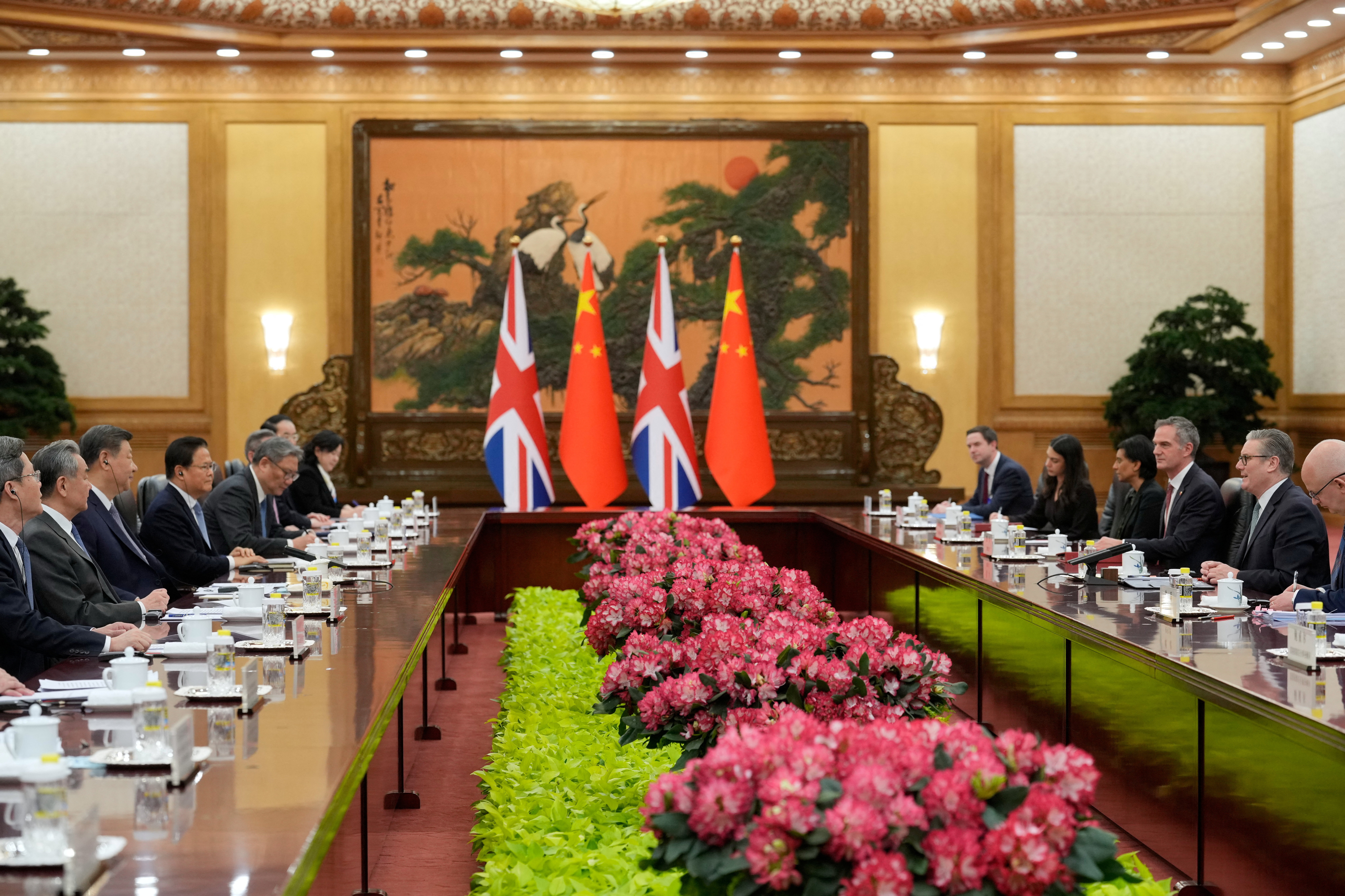 Britain's PM Keir Starmer visits China