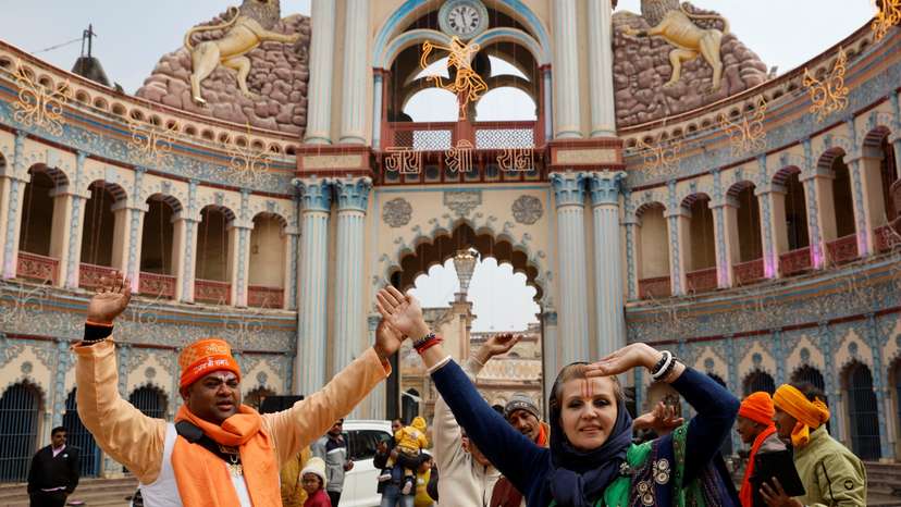 Inauguration day of the Hindu Lord Ram temple in Ayodhya
