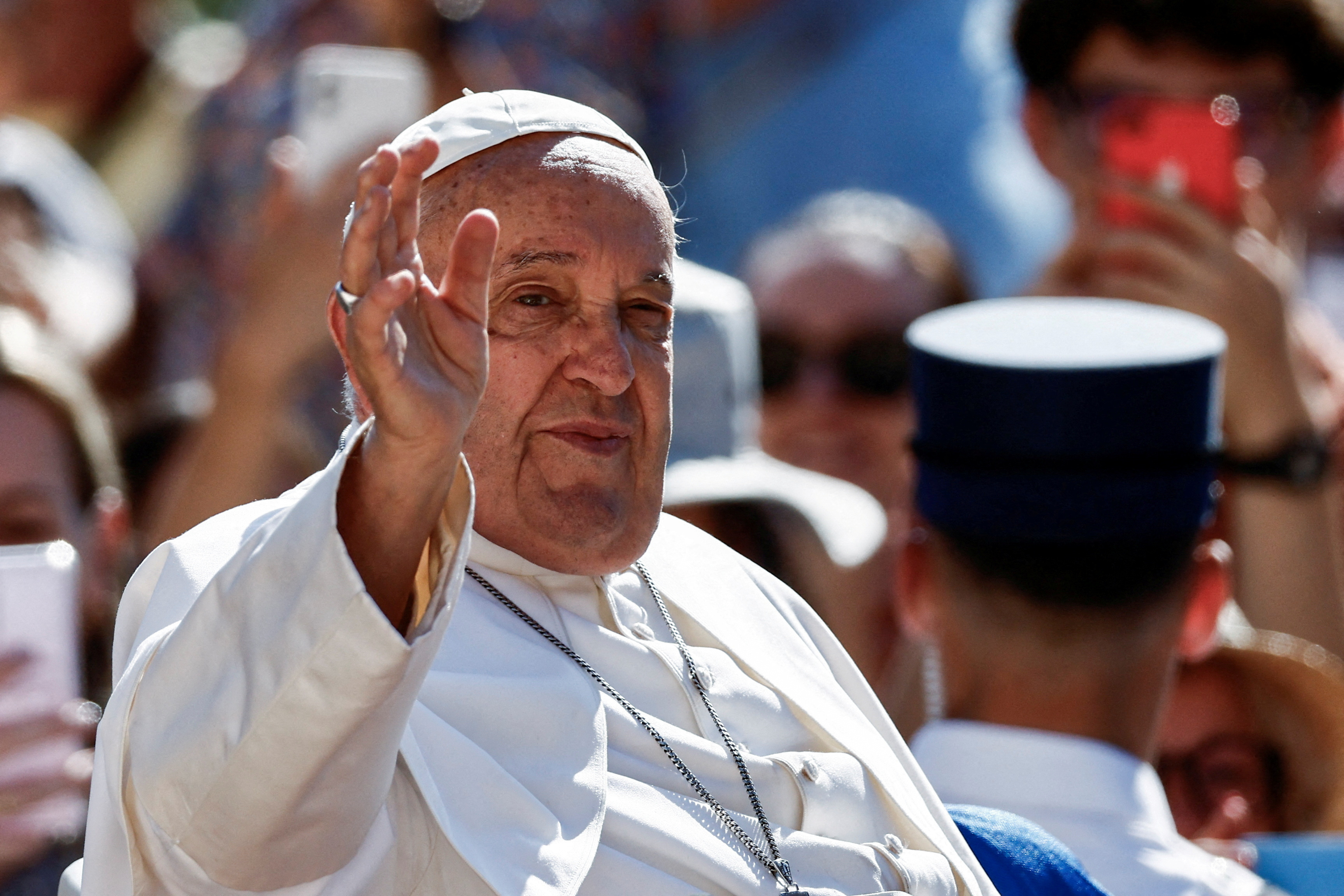 FILE PHOTO: Pope Francis holds weekly general audience at the Vatican